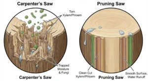 Comparison of saw types and effects