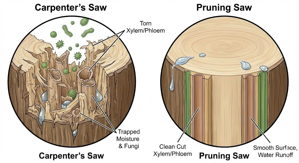 Comparison of saw types and effects